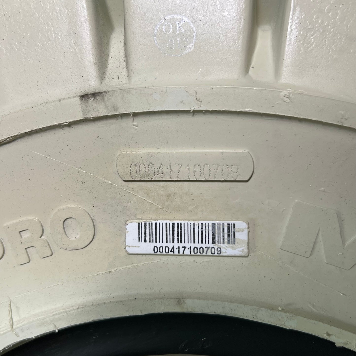 MAXAM MS701+ TR Industrial Forklift Tire 6.50-10 White