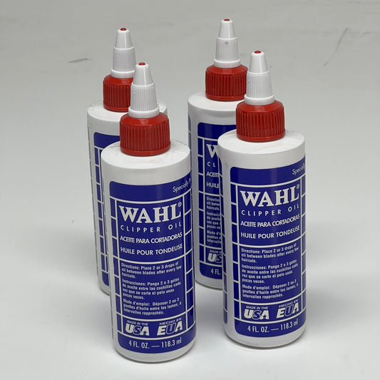 WAHL (4 PACK) Professional Clipper Oil 4 fl oz. 785090