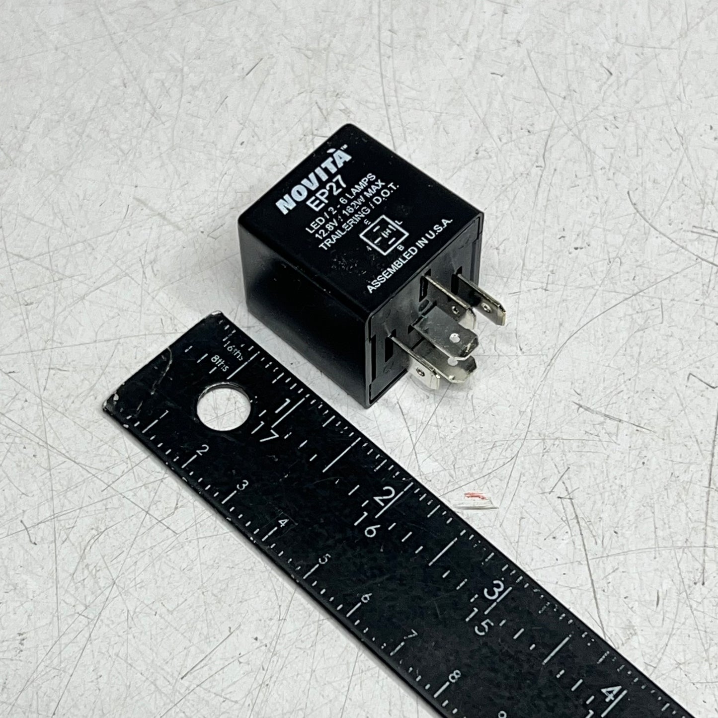 NOVITA  Turn Signal/hazard Warning Flasher 12V Applications 5 Terminals EP27