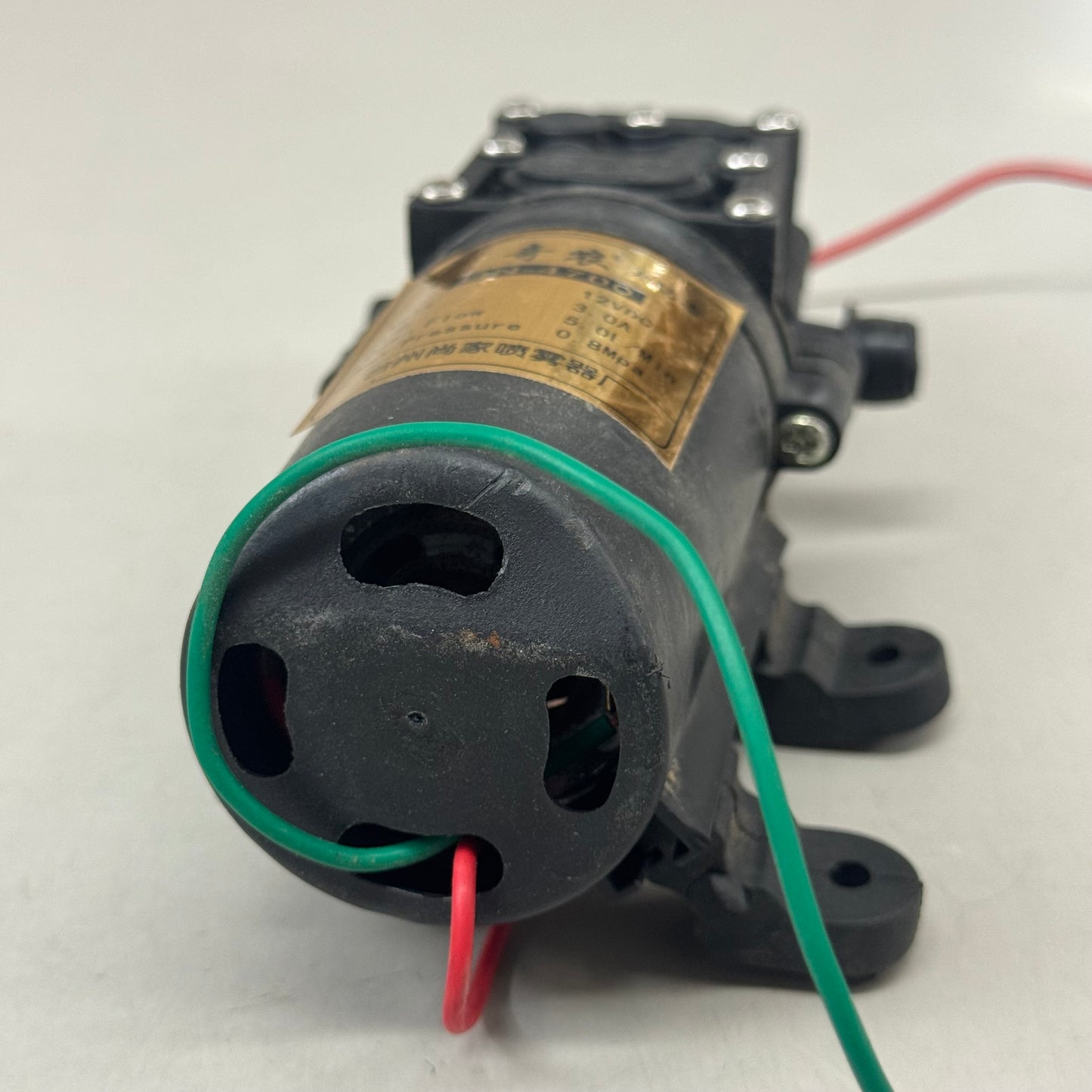 Electric Sprayer Pump Motor 0.8 Max Pressure 12VDC Black New Other(Slightly Dirty) QN-4700
