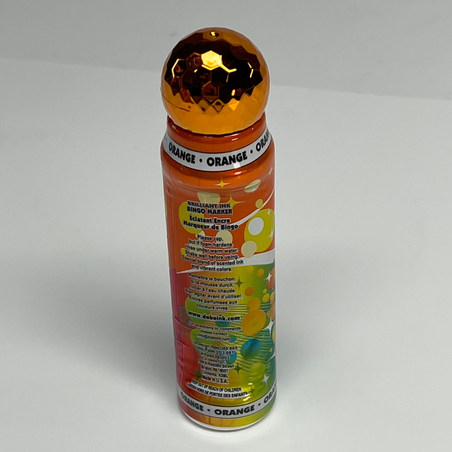 DAB O INK (12 PACK) Sunsational Bingo Marker Bright Ink 43ml/1.4 oz Orange C26