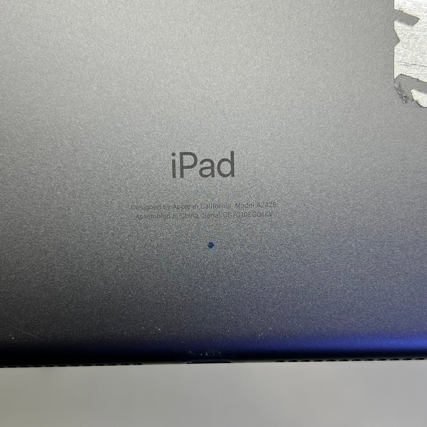 APPLE IPad 8th Generation 10.2" Display 32GB Black For Parts