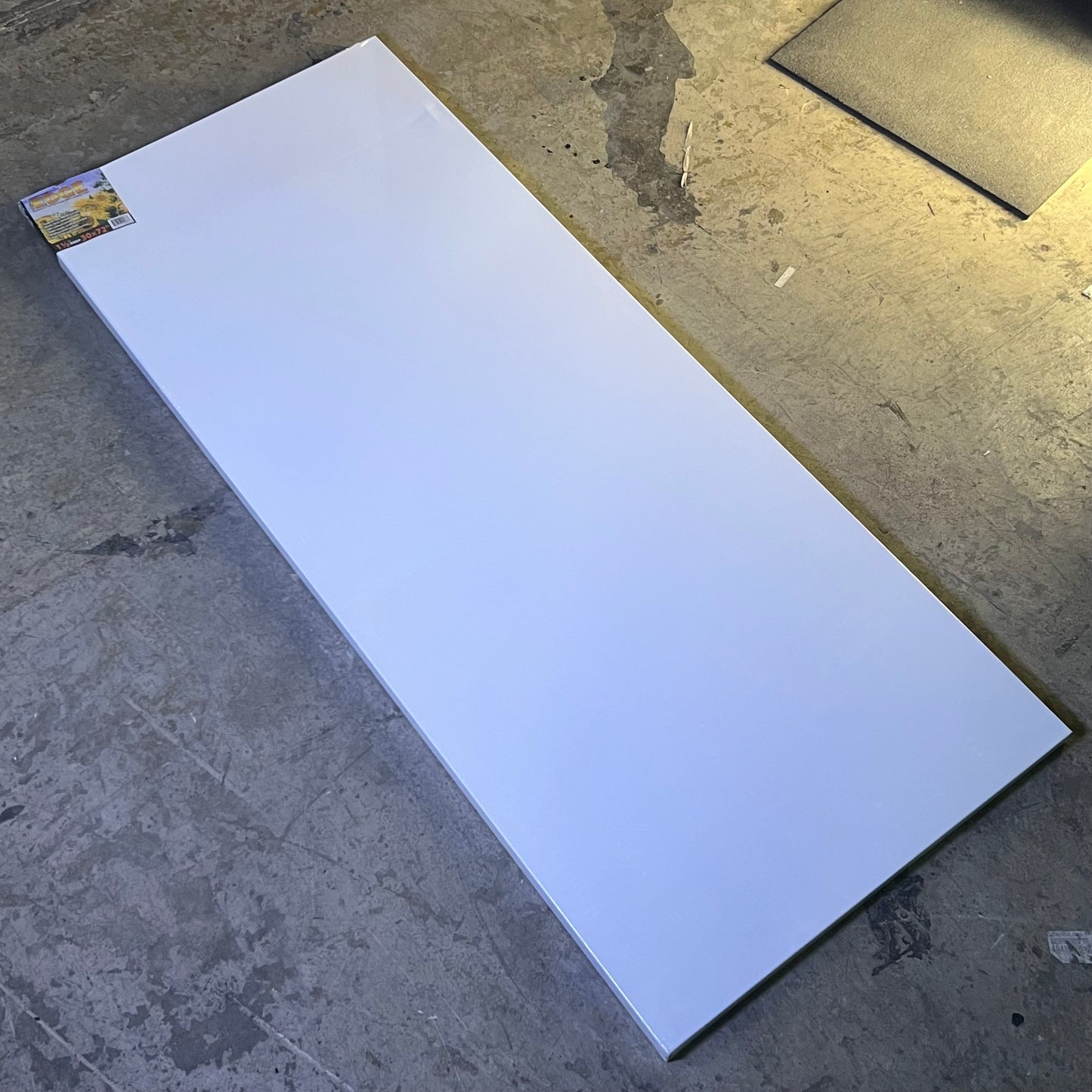ZA@ CREATIVE MARK The Edge Professional Stretched Canvas W/ 4 Paintable Edges Sz 1 1/2" x 30" x 72", White 90286A