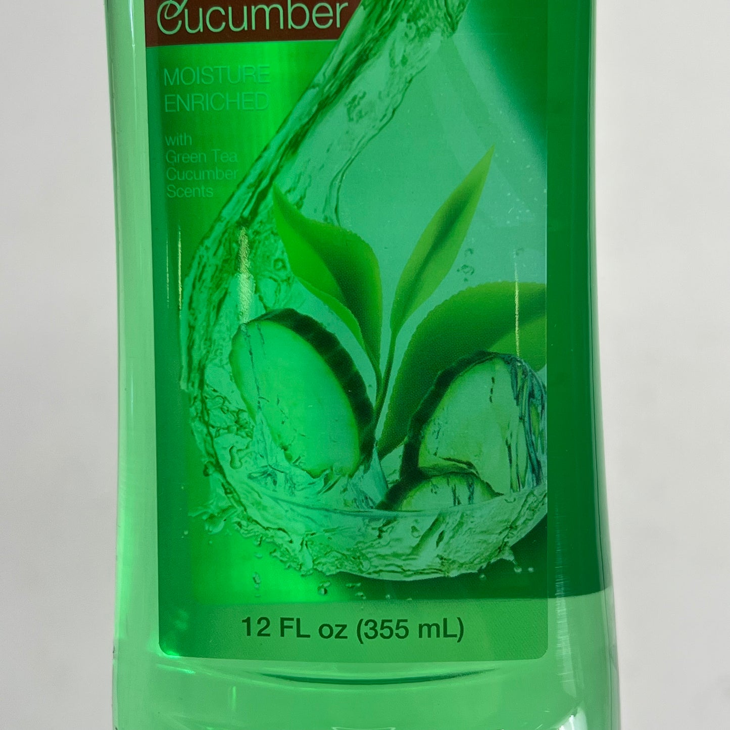 ZA@ U (6 PACK) Green Tea Cucumber Scent Body Wash 12 Fl Oz 55024
