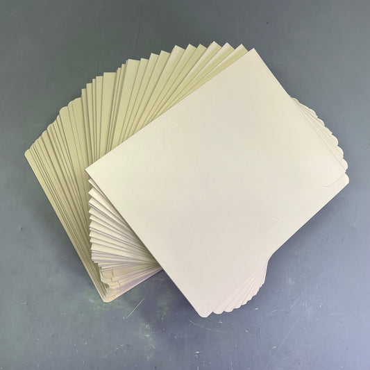 SMEAD (50 PACK) File Jackets Straight Cut Tab 2-Ply 1" Expansion Manila 75520