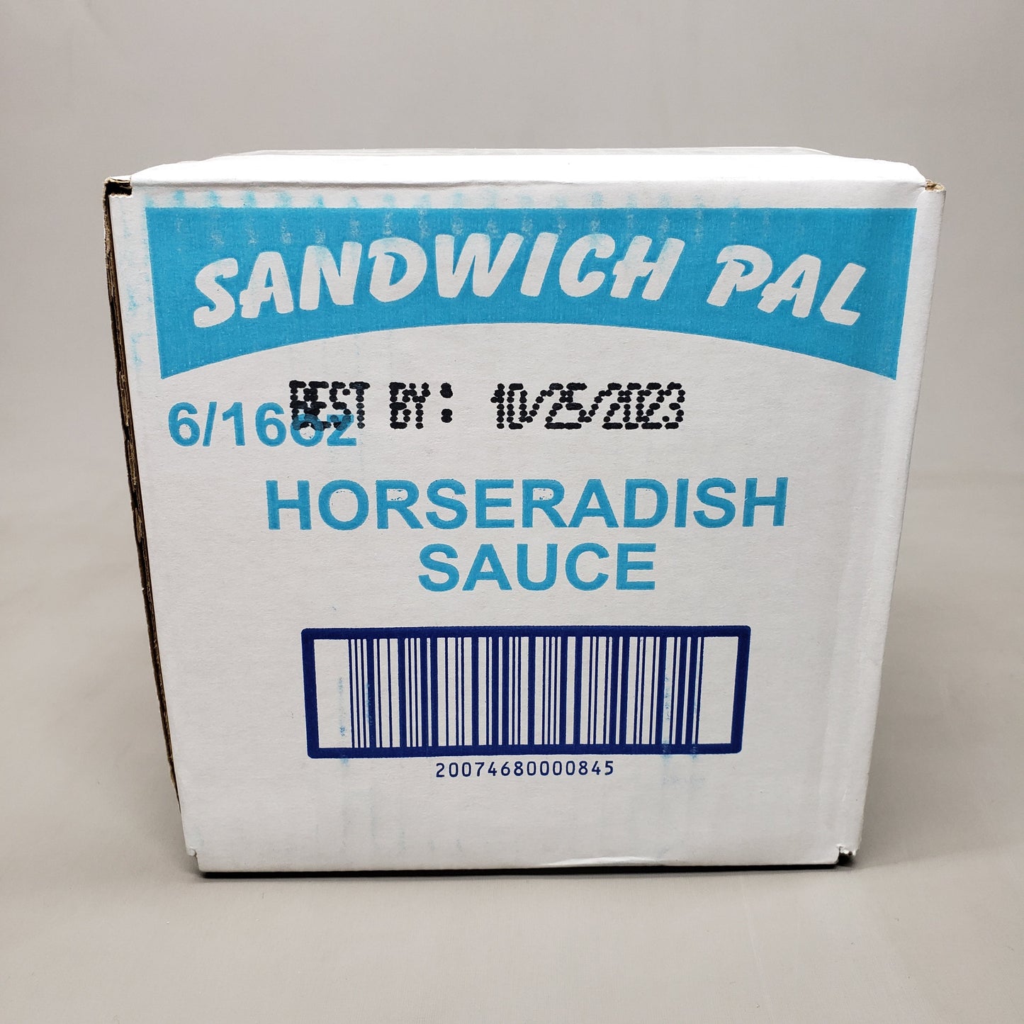 ZA@ WOEBER'S (24 PACK) Sandwich Pal Horseradish Sauce 6/16 oz 10/23