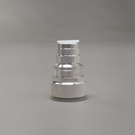 RF INDUSTRIES Coaxial Adapter, Low PIM, 7-16 DIN Male to N Male, Straight Barrel, 5500 MHz Frequency, Silver Body/Contact Plating, PTFE Dielectric (Lightly Discolored)