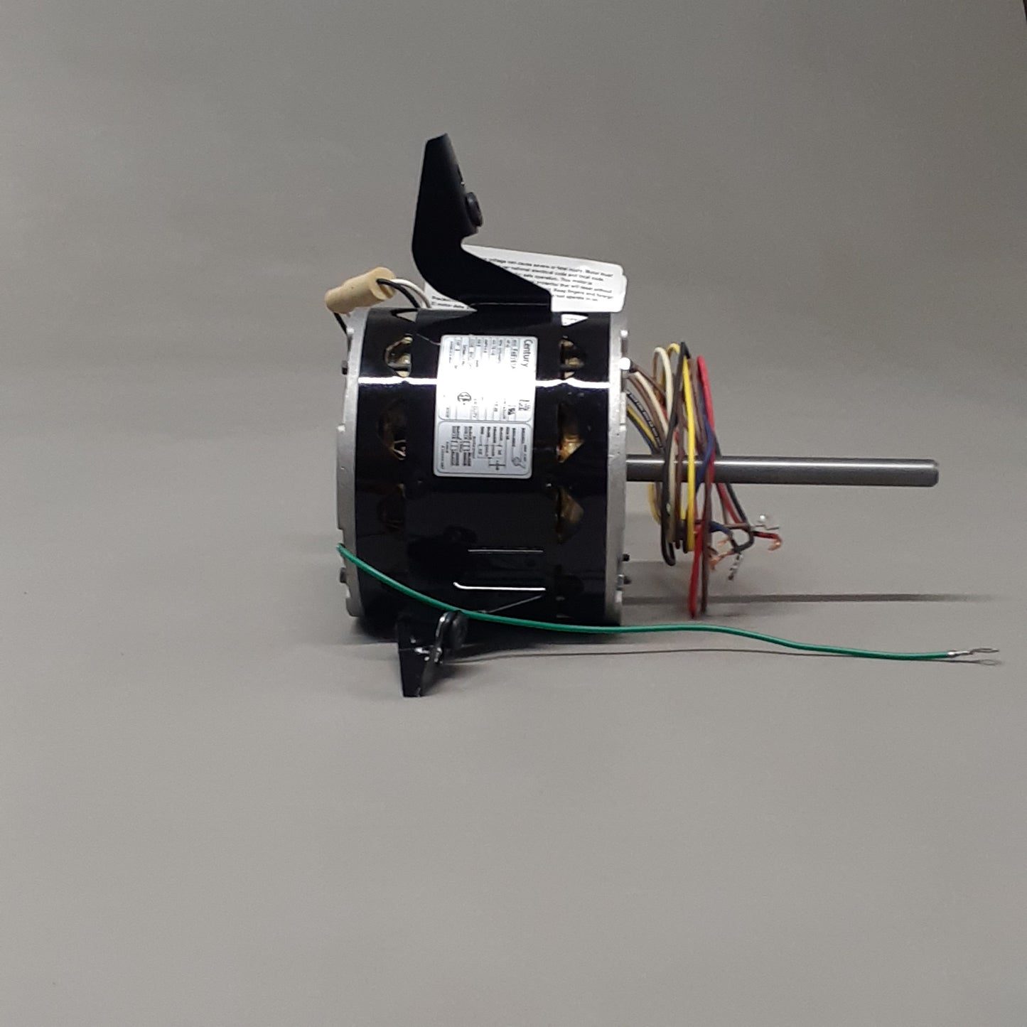 CENTURY Direct Drive Blower Motor: 4 Speed, Open Air-Over, T-Flex Mount, 1/3 HP, 1,075 Nameplate RPM (New)