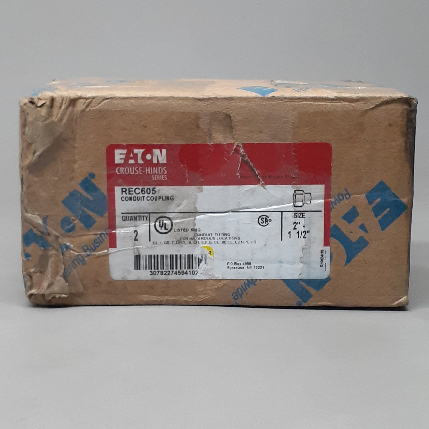 EATON CROUSE HINDS 2 PK! Explosion-Proof Reducing Conduit Coupling Feraloy Iron Alloy (New)