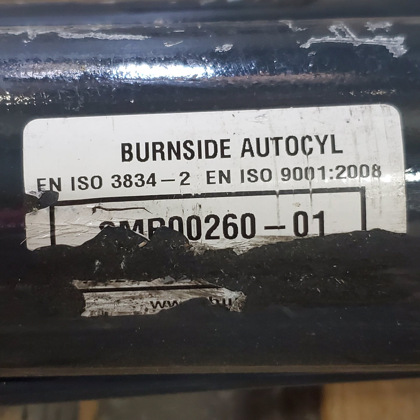 Z@ BURNSIDE AUTOCYL Tandem Piggyback Dual Hydraulic Cylinder SMP00260-01 (Distressed)