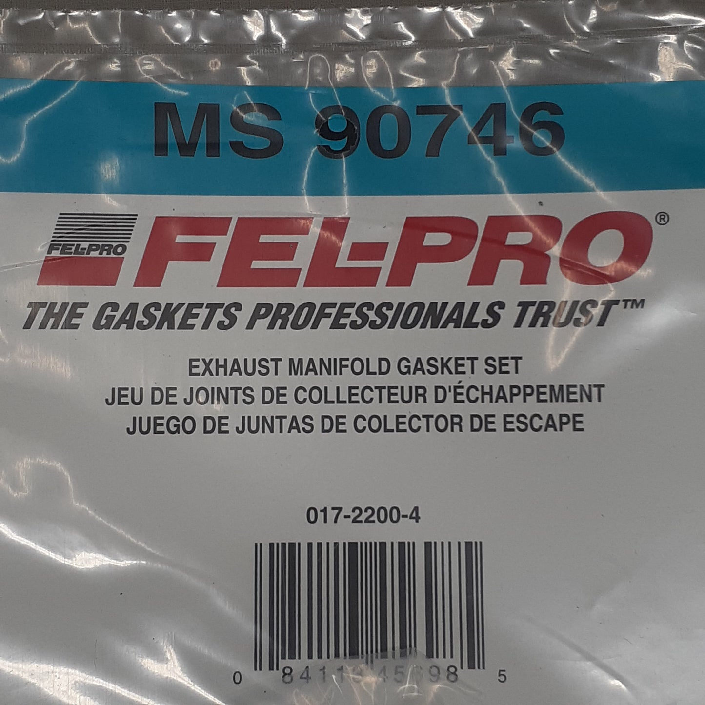 FEL-PRO Exhaust Manifold Gasket Set MS90746 (New)