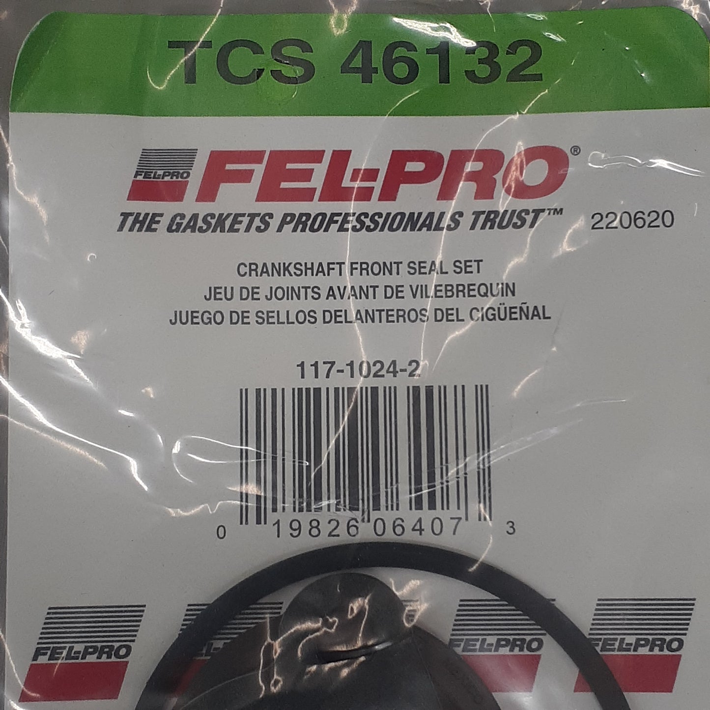 FEL-PRO Crankshaft Front Seal Set TCS46132 (New)