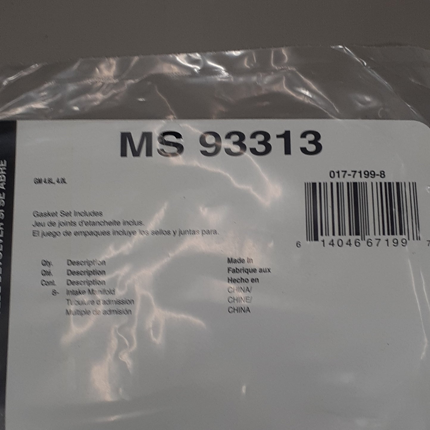 FEL-PRO Intake Manifold Gasket Set MS93313 (New)