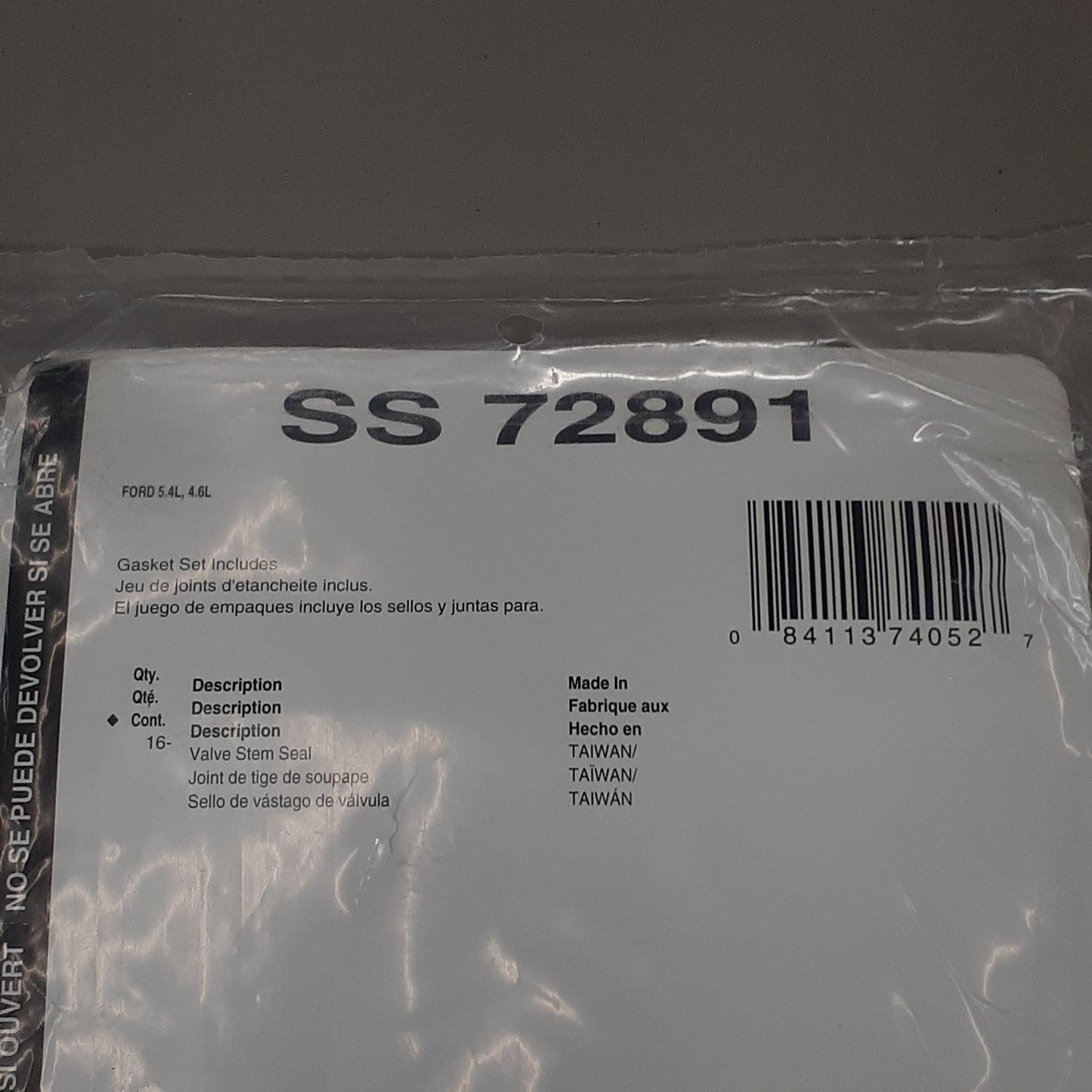 FEL-PRO Valve Stem Seal Set SS72891 (New)