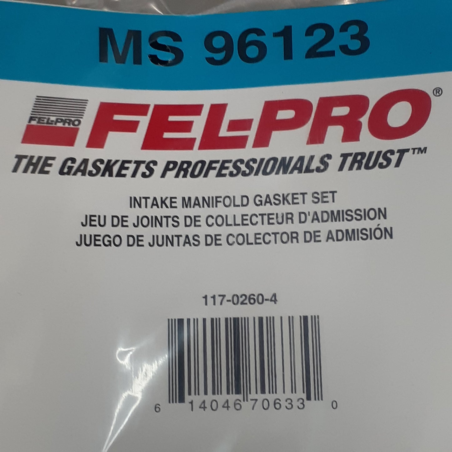 FEL-PRO Intake Manifold Gasket Set MS96123 (New)