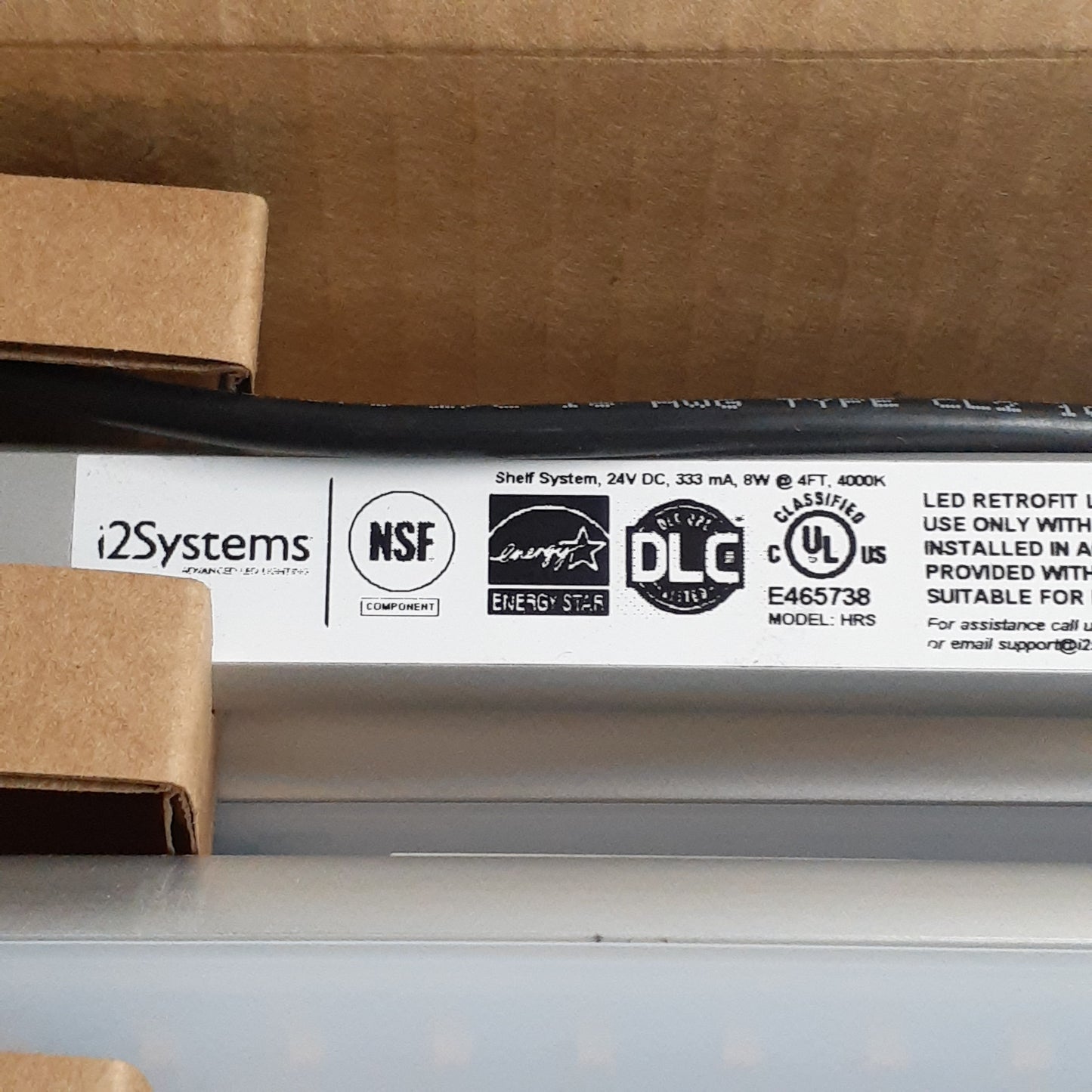 I2Systems 10-Pack! Indoor LED Linear Lighting System 48” with Wall Mounts E465738 (New)