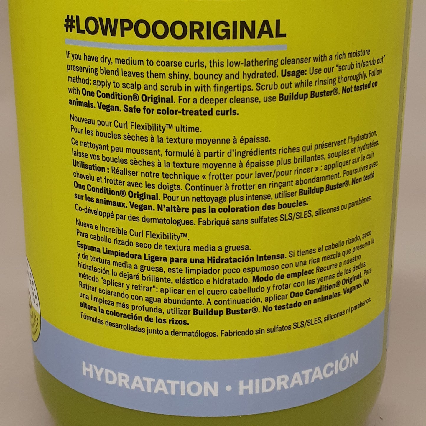 DEVACURL Low-Poo Original Mild Lather Cleanser for Rich Moisture, Hydrates, Enchances Curl Shape, All Curl Types 32oz (New)