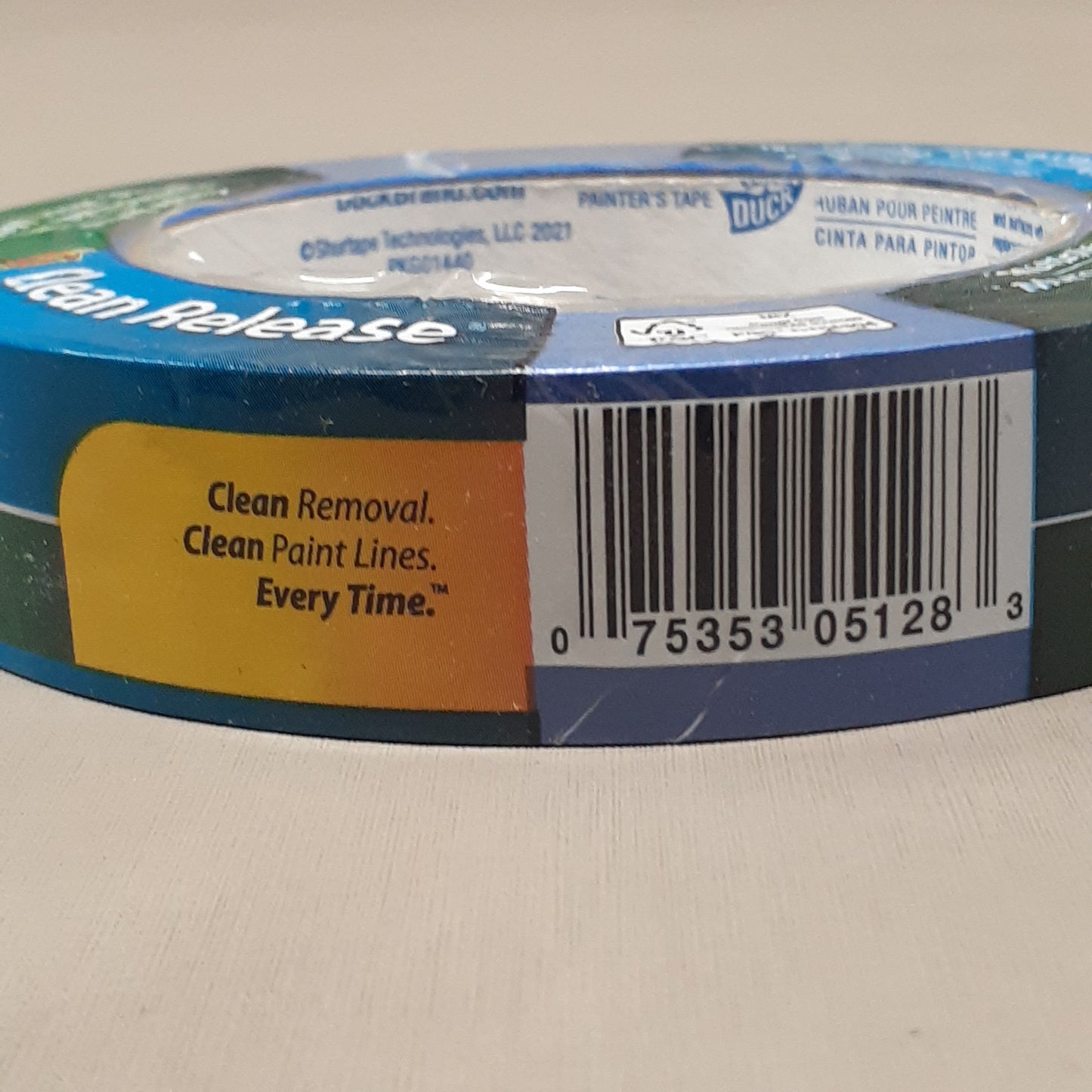 6-PK! SHURTAPE DUCK TAPE Clean Releasing Masking Tape Blue 0.94 in x 60 yd 240193 (New)