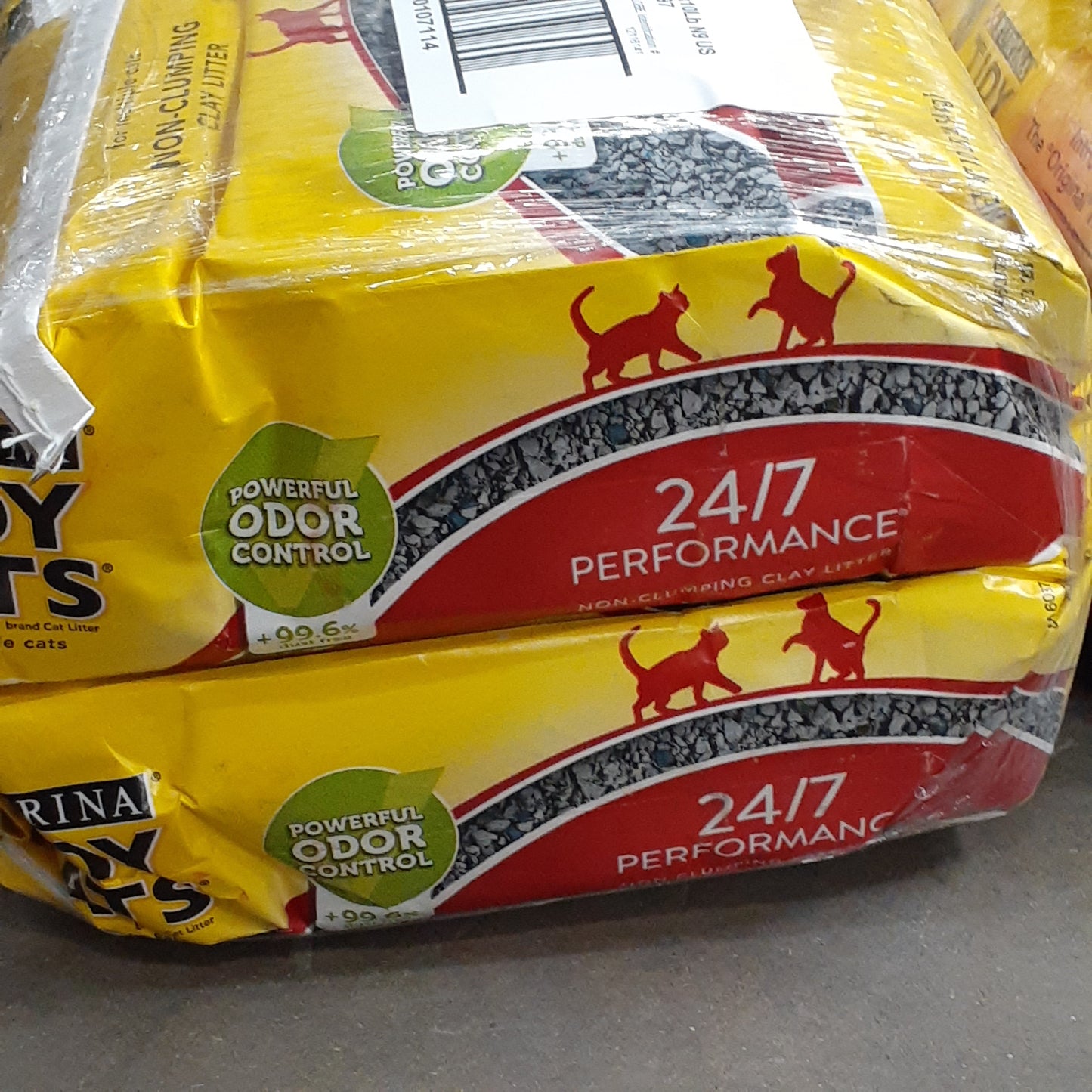 ZA@ PURINA 40 POUNDS! (4 Bags) Tidy Cats Non Clumping Cat Litter 10 lb. Bags A