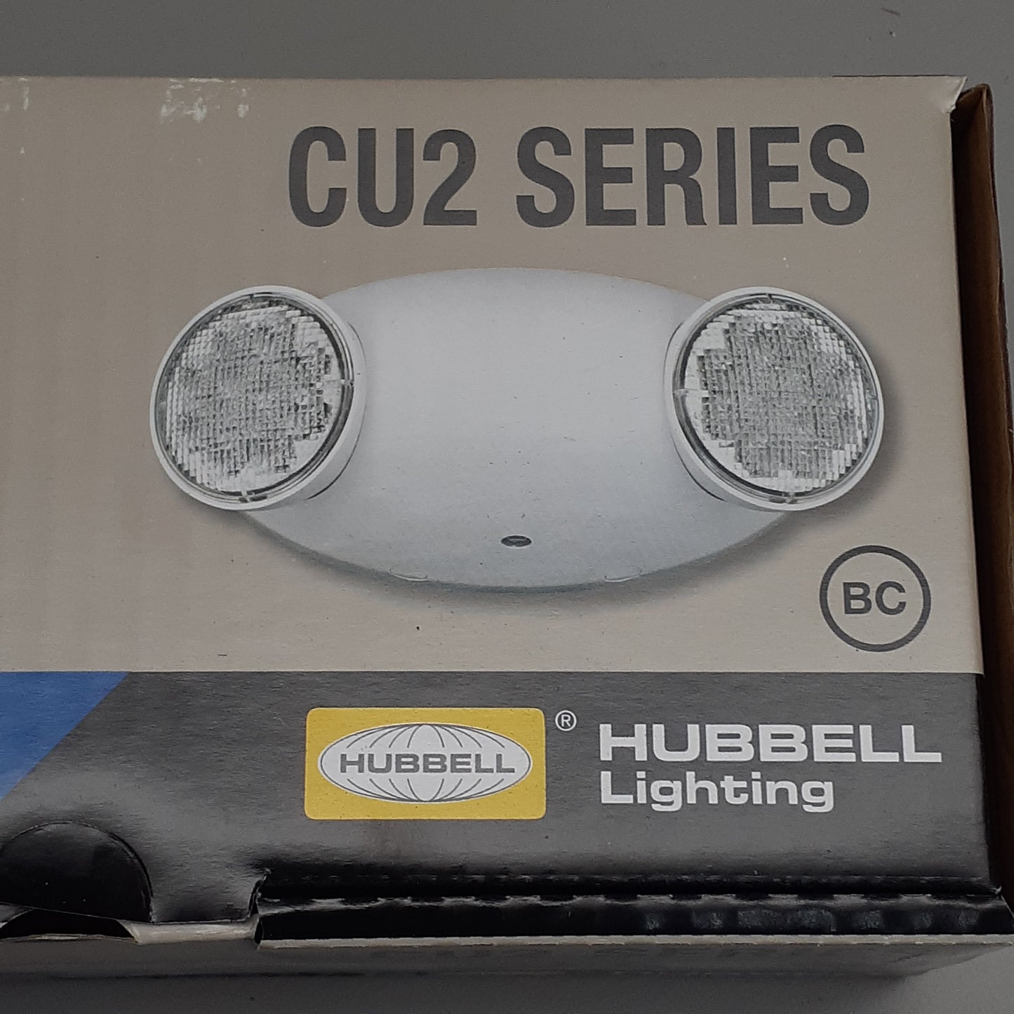 HUBBELL LOT OF 3! CU2 Series 2 Head LED Emergency Lighting Unit (New)