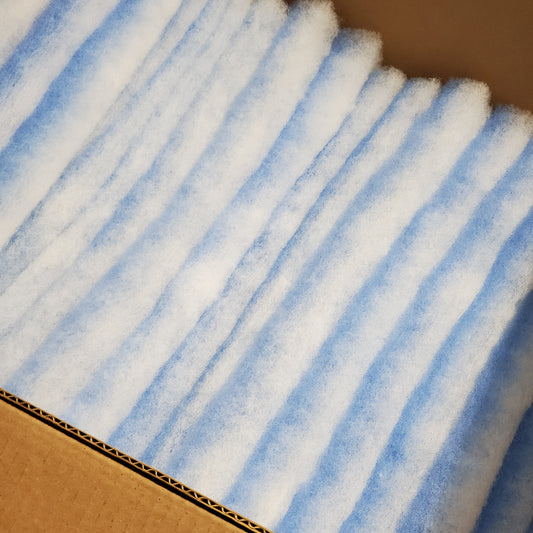 AFC Advanced Filtration Concepts 2"X20"X35" 20 Blue/White Tack Filter Media Pads FP200Slit (New)