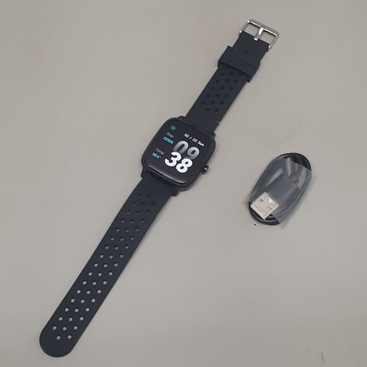 SUPERSONIC Temperature Bluetooth Smart Watch Waterproof Black SC-175SWT (New)