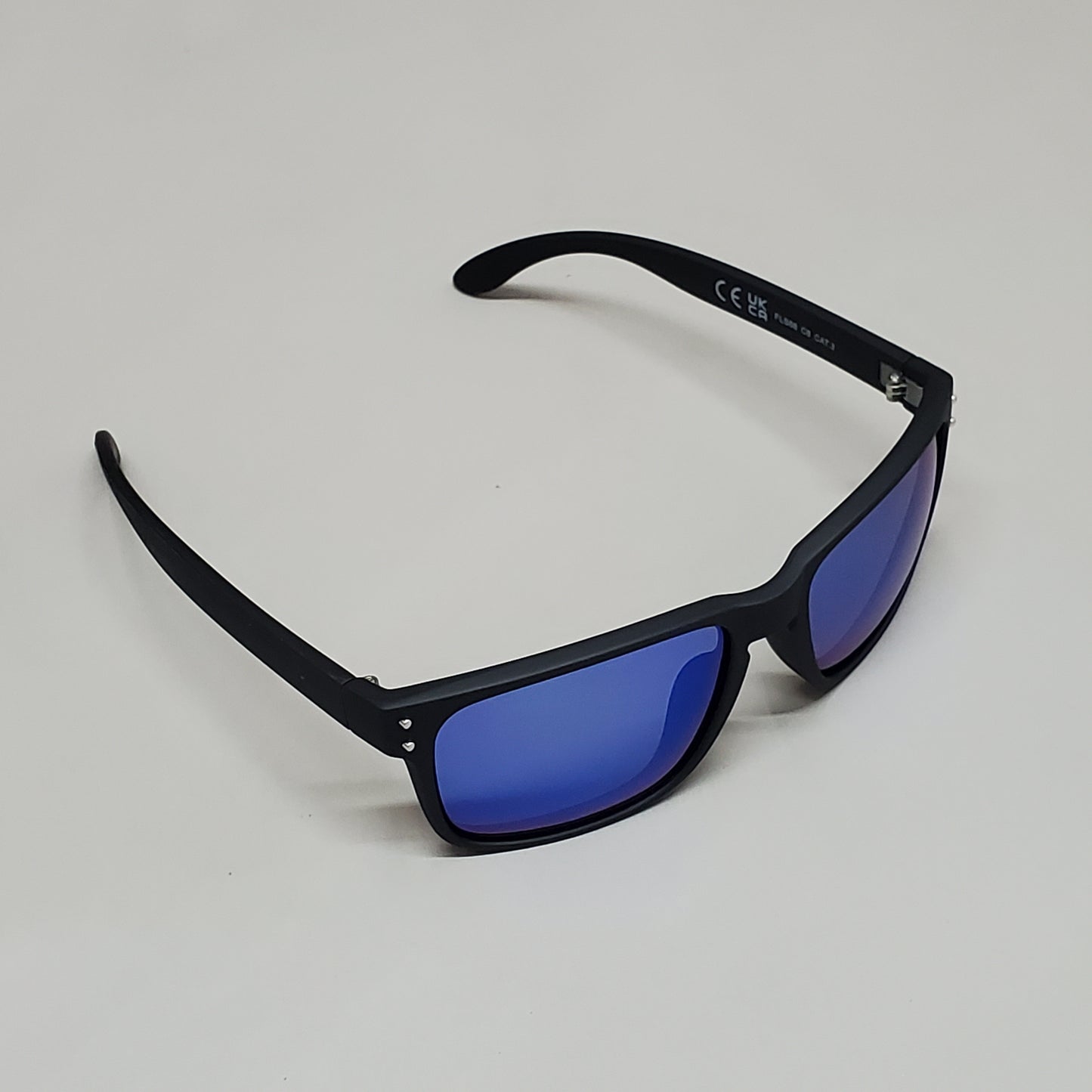 ANYLUV 3-PACK! Mens Polarizing Sunglasses Black Frame Blue/Green/Orange A66-7-8-9 (New)