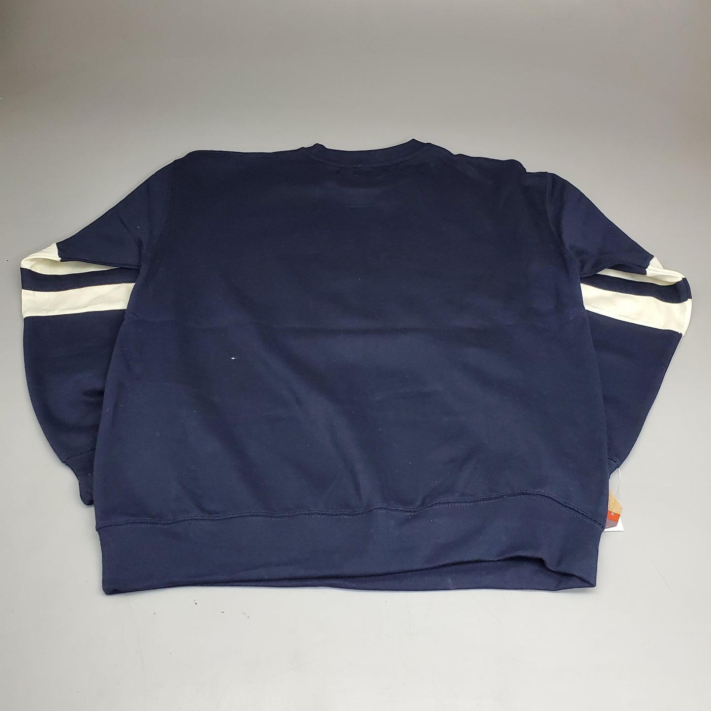 NEW YORK POPULAR Baltimore Crew Neck Pullover Sweater Navy Blue SZ L NY253