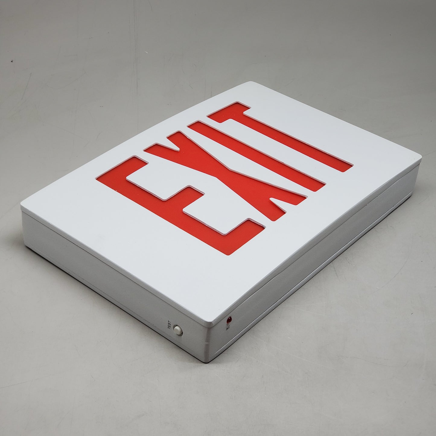 SKYLINE LIGHTING Exit Sign Hard Wired W/ Red Letters 12.5" EXD1RWWEM