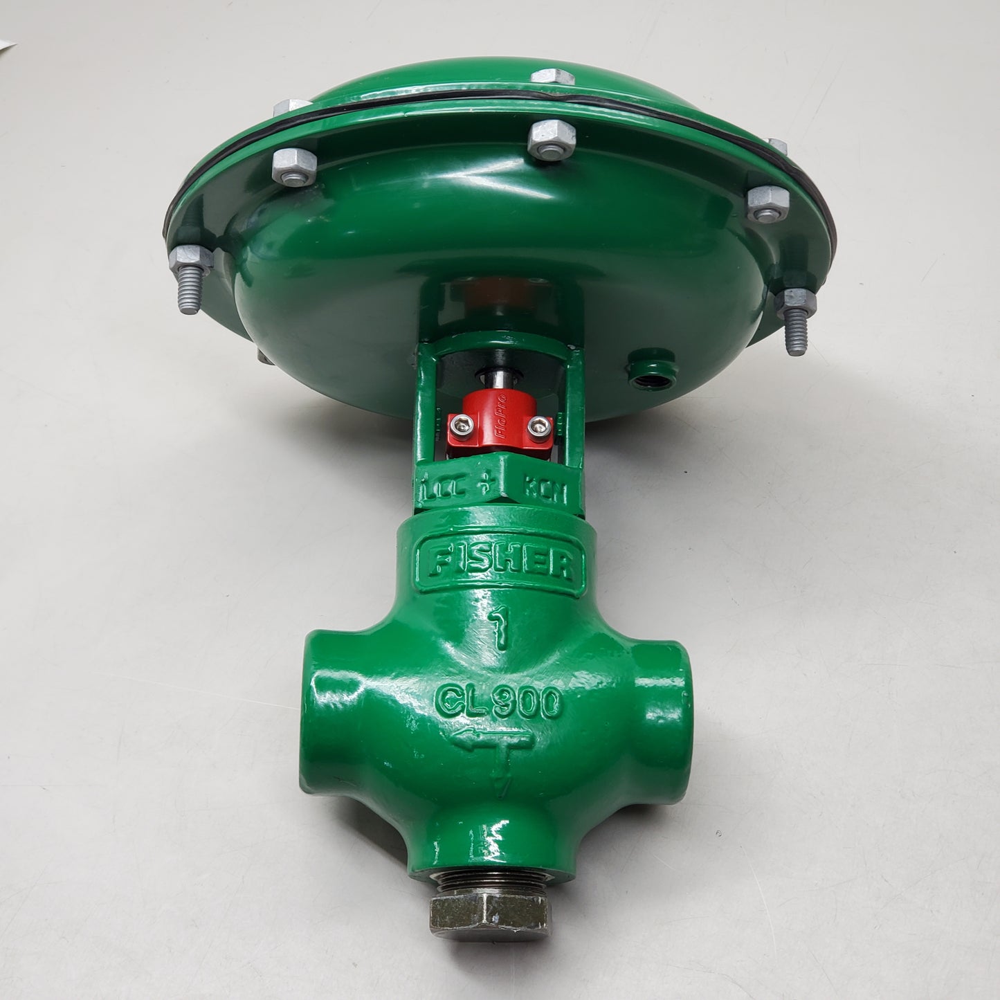 EMERSON FISHER, Control Valve, D2TFloPro, 10.25"x9.5", Green