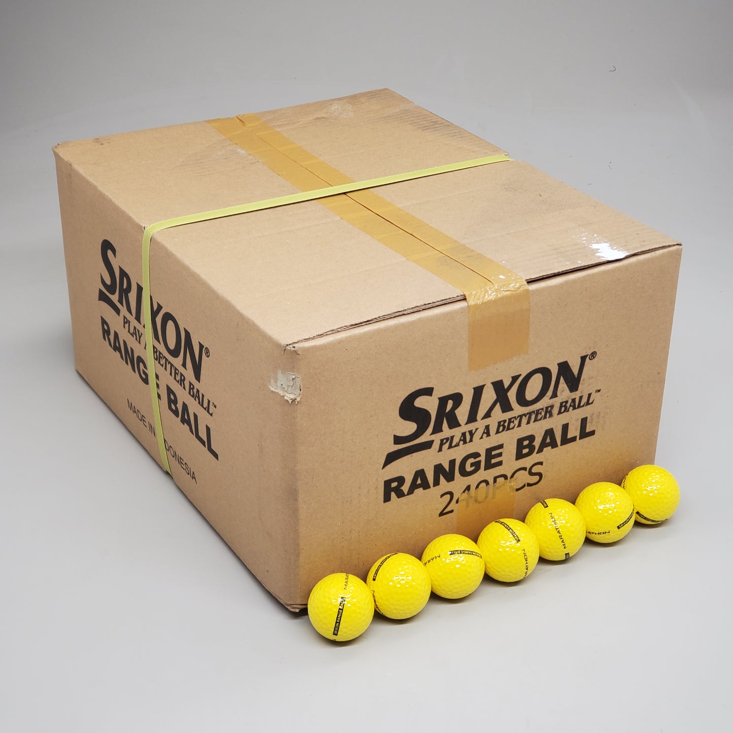 SRIXON (240 Balls) Yellow Marathon Play Better Range Golf Balls RE1180