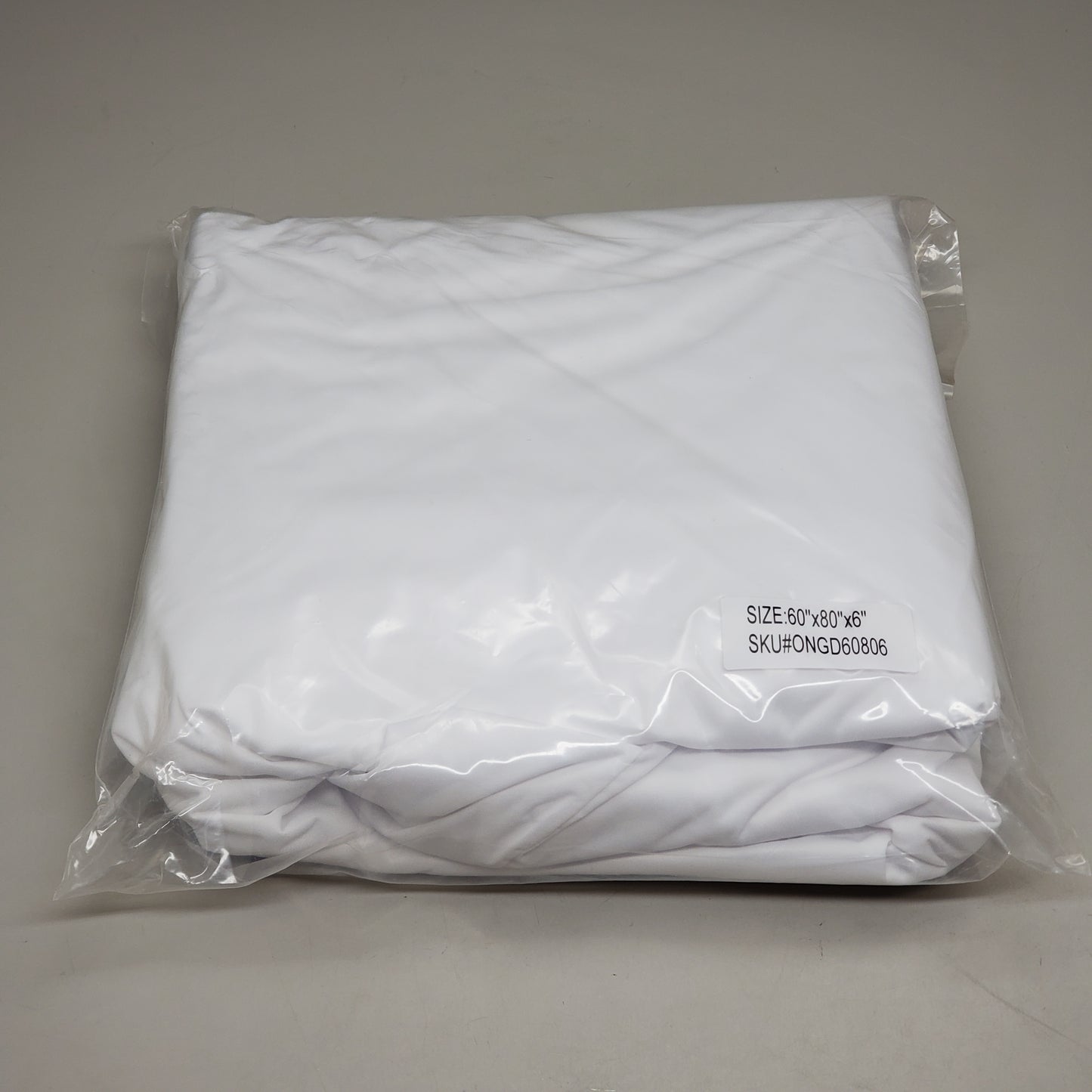 ONGUARD Bed Bug Encasement 60"x80"x6" Queen 100% Polyester White ONGD60806