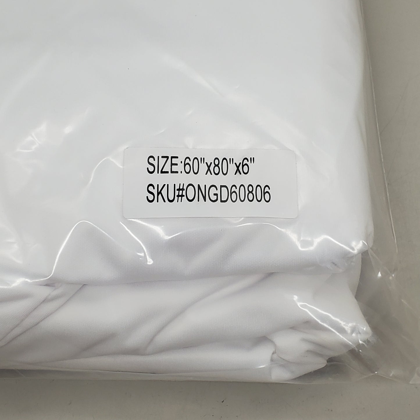 ONGUARD Bed Bug Encasement 60"x80"x6" Queen 100% Polyester White ONGD60806