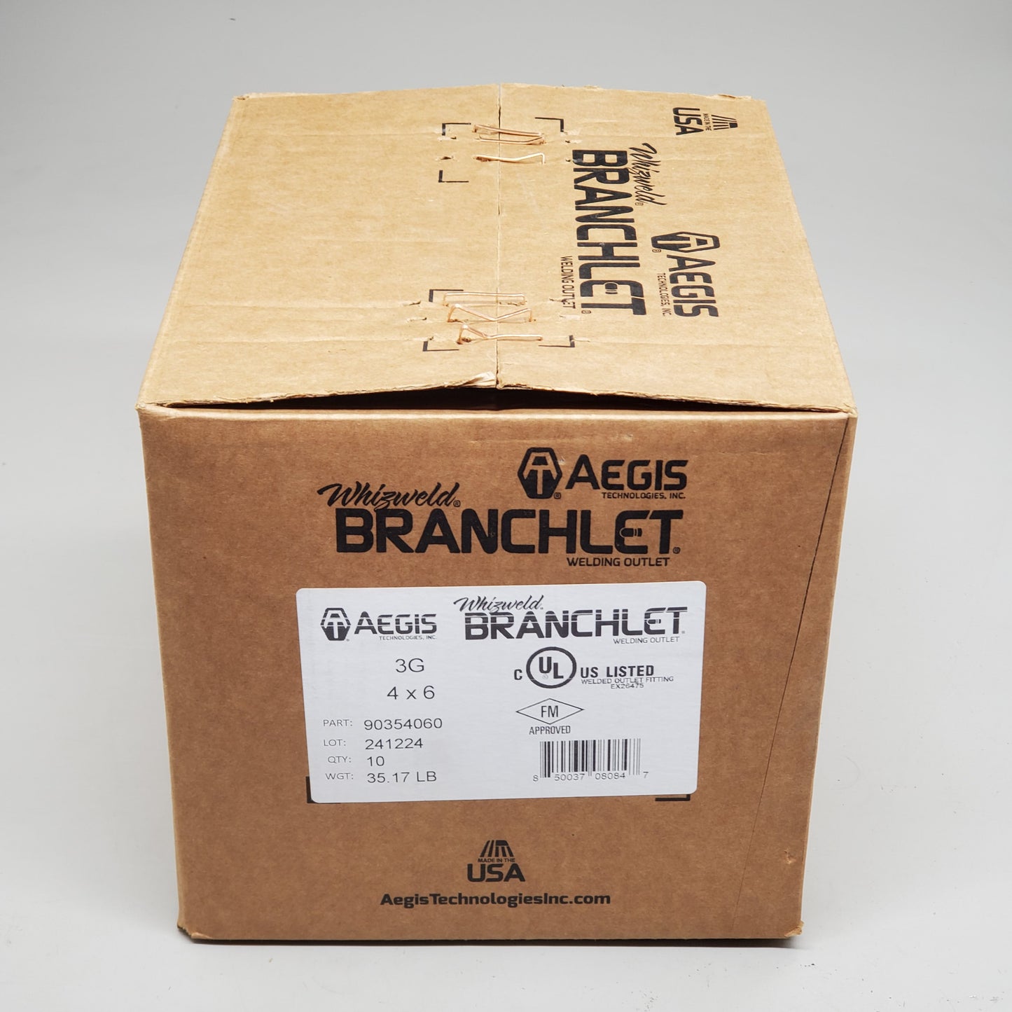 AEGIS Wizweld Branchlet (10 Pack) 4"x6" Welded Outlet Fitting 90354060 Fire Sprinkler Parts