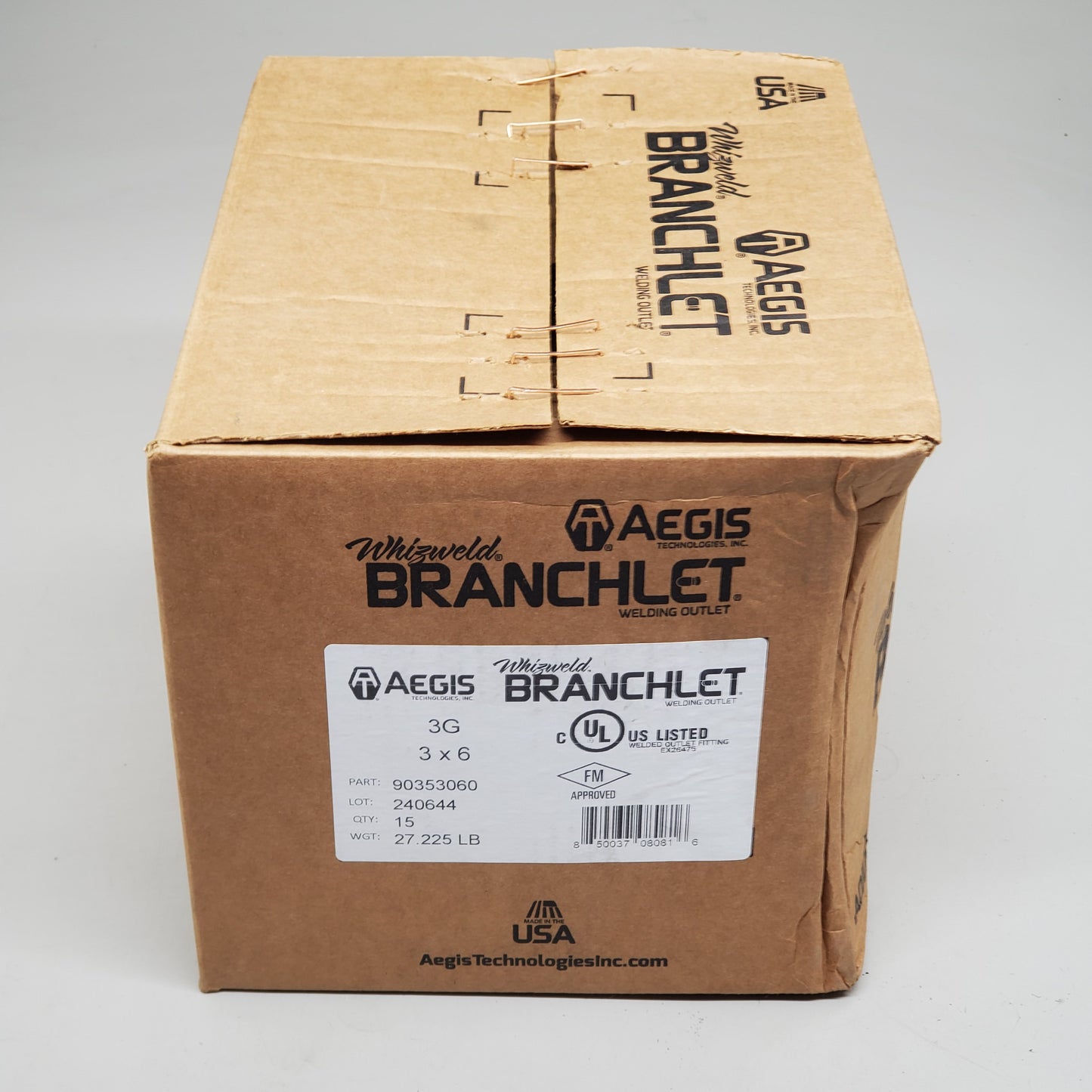 AEGIS Wizweld Branchlet (15 Pack) 3"x6" Welded Outlet Fitting 90353060 Fire Sprinkler Parts