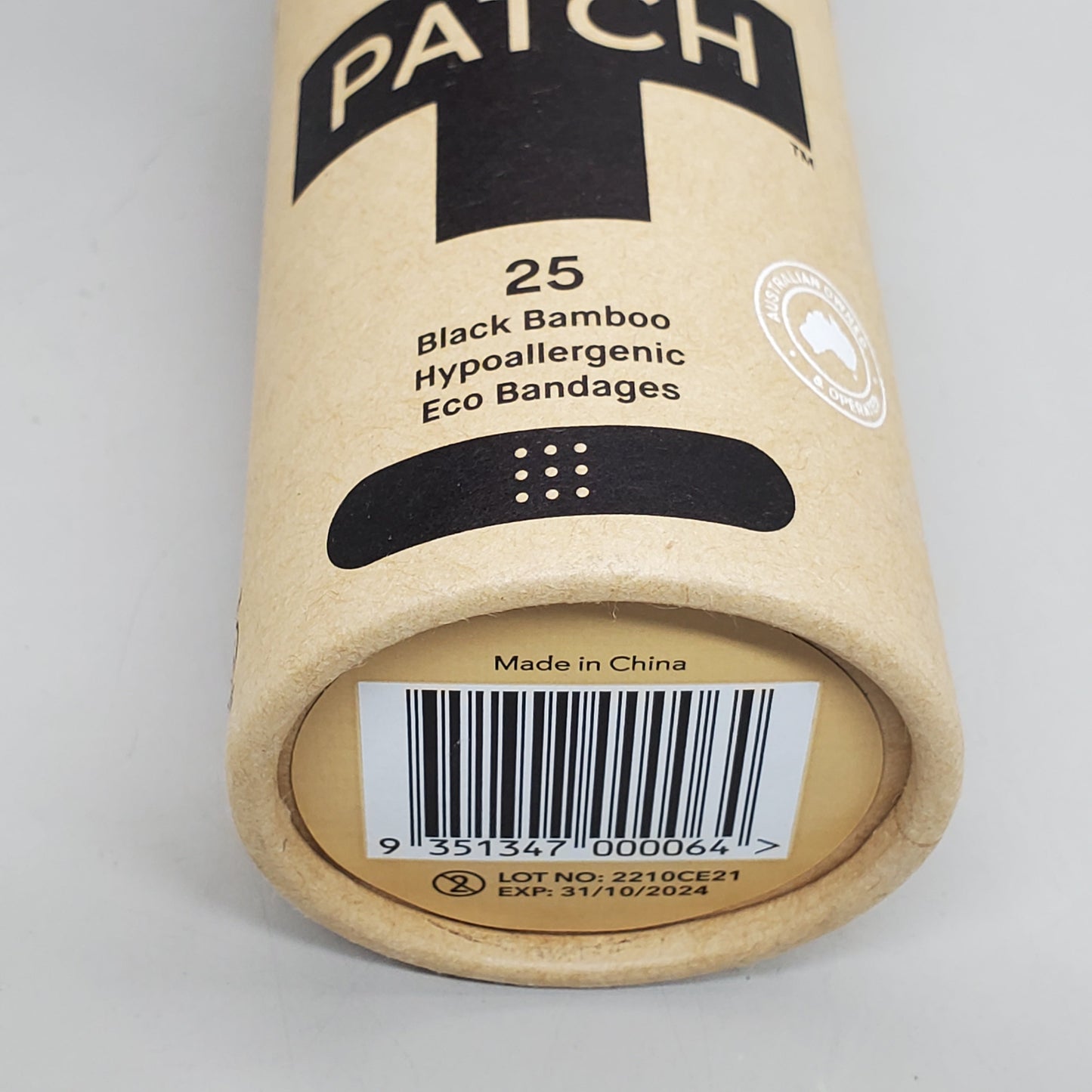 ZA@ NUTRICARE (75 Bandages) Patch Charcoal Bamboo Bandages 3/4"x3-11/32" BB 10/24 H