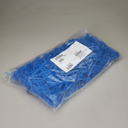 STANLEY (750 Pack) Engineered Fastening Winged Push Mount 3" Cable Ties Blue 70075-00