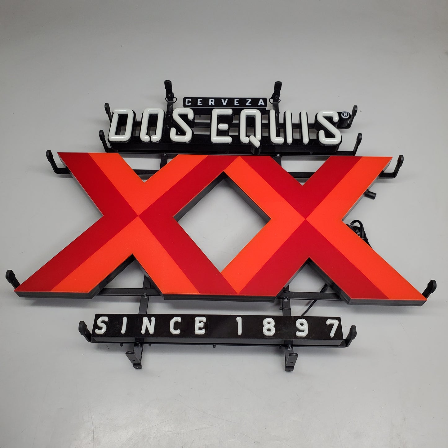 DEKKERS Stock LED Sign Cervez Dos Equis XX Since 1897 21"x24" DE221246