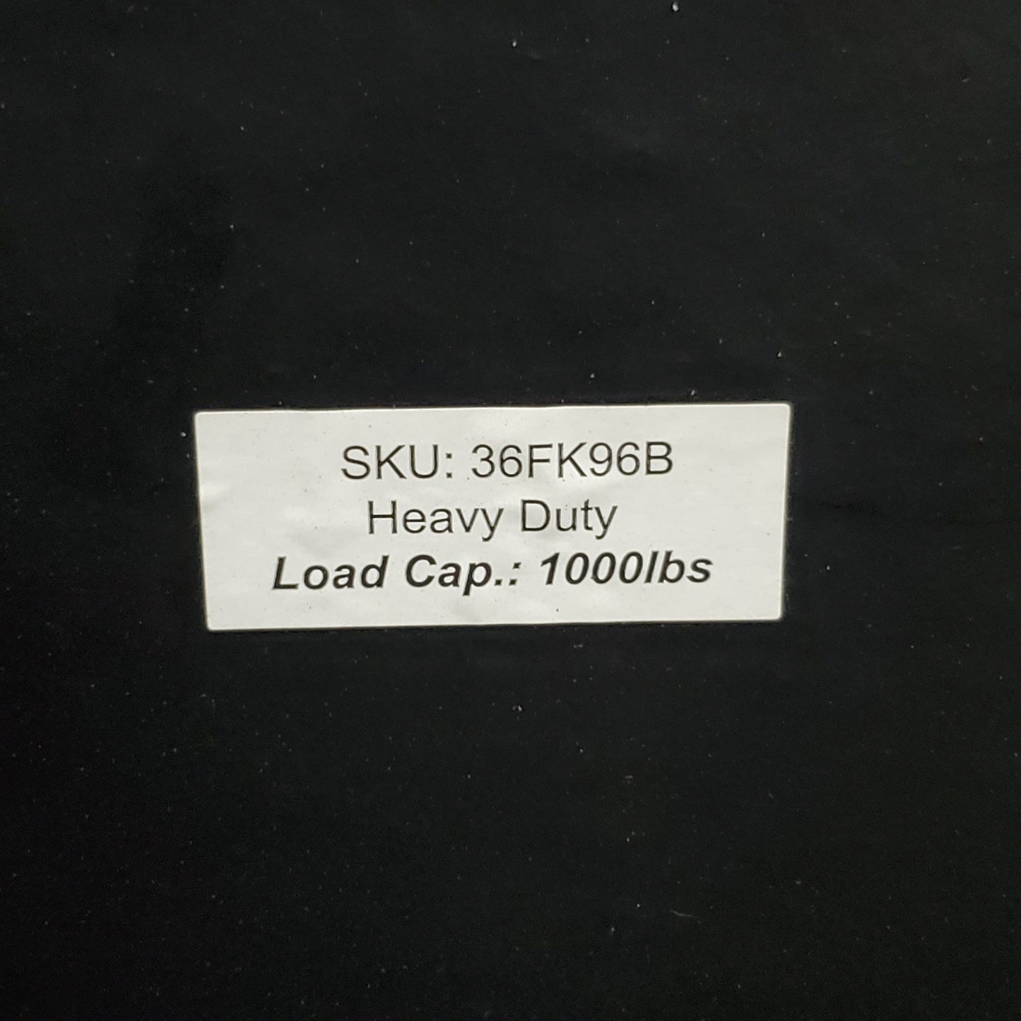 APPROVED VENDOR Cube Truck 16 cu ft 1000 lbs cap Black 36FK96B