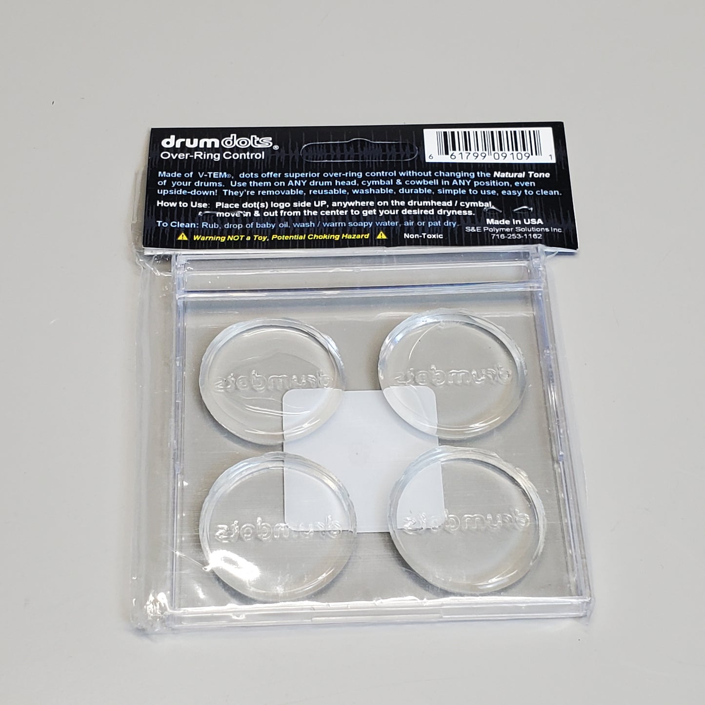 DRUMDOTS (4 Pack) Original Large Drum Dots V-Tem Over-Ring Control