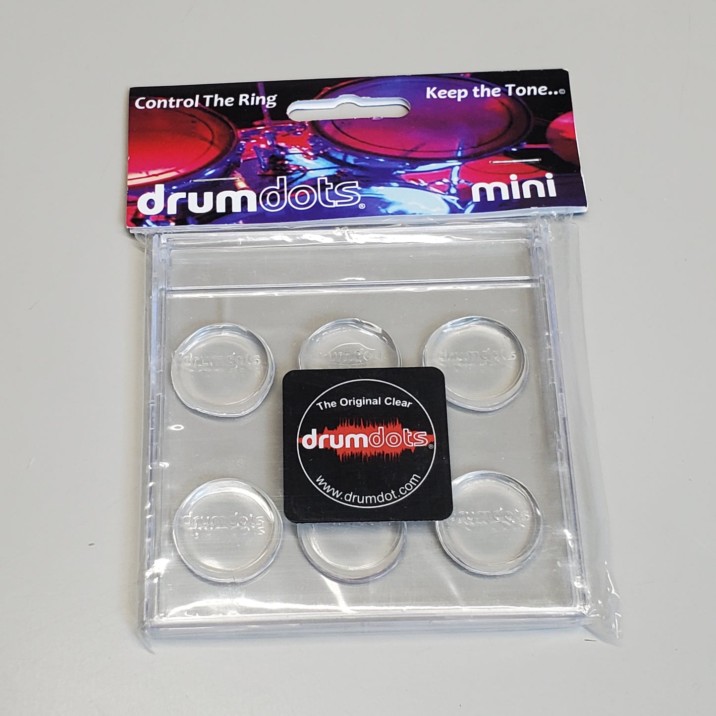 DRUMDOTS (6 Pack) Original Mini Drum Dots V-Tem Over-Ring Control