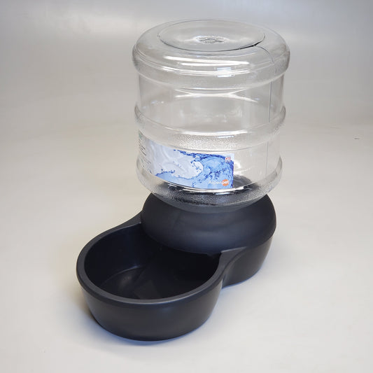 ZA@ LEBISTRO Gravity Waterer 2.5 Gallon Clear / Black 533152 24570 B