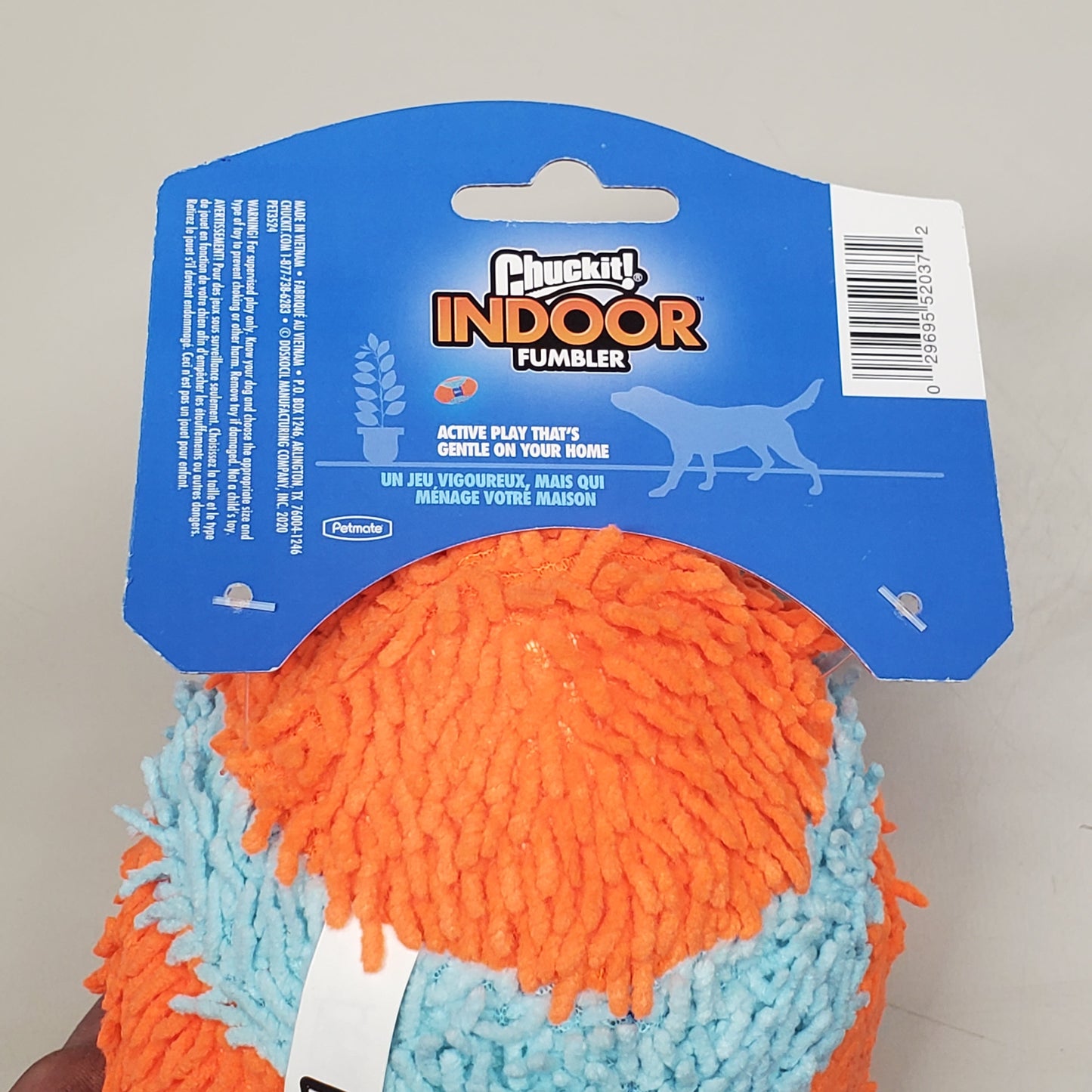 ZA@ CHUCKIT Indoor Fumbler Dog / Pet Toy Blue / Orange 52037 F