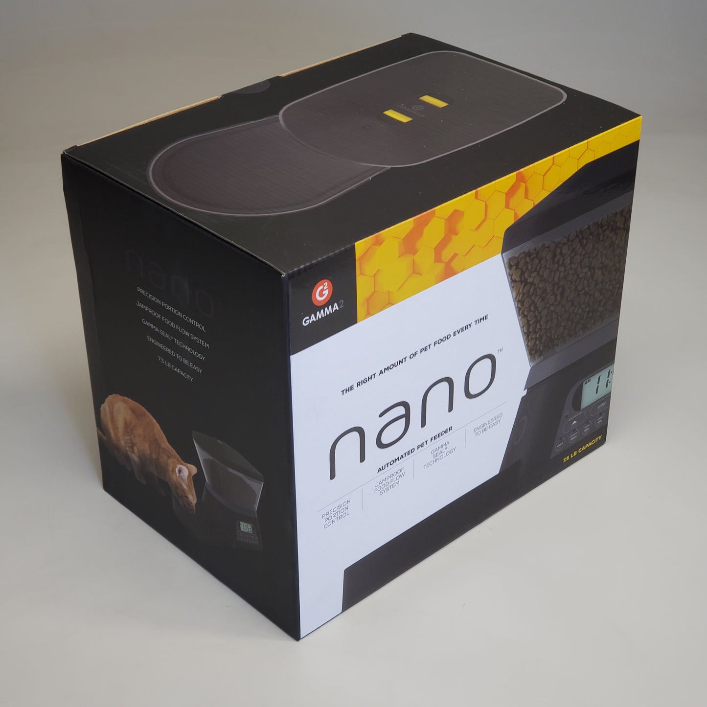 ZA@ GAMMA2 Nano Automated Pet Feeder 7.5 lb Cap 43535