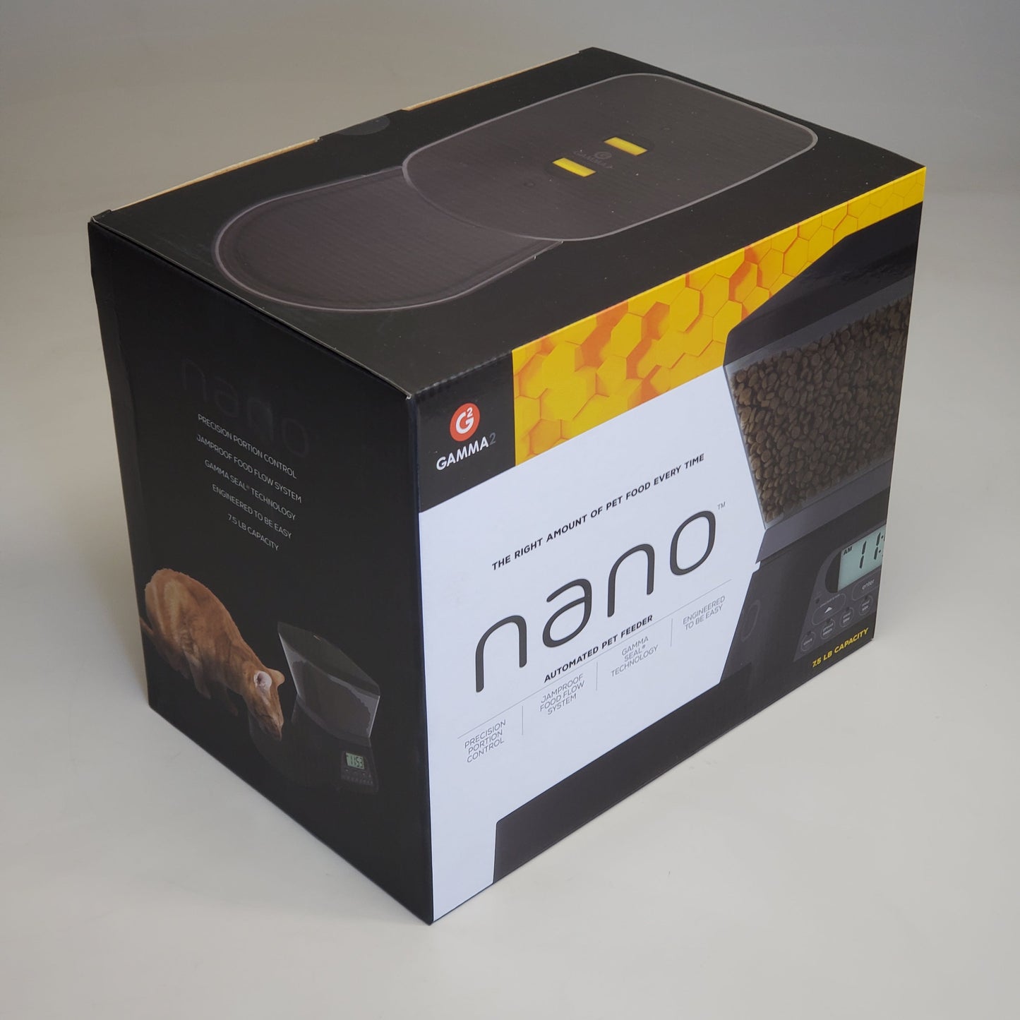 ZA@ GAMMA2 Nano Automated Pet Feeder 7.5 lb Cap 43535 A