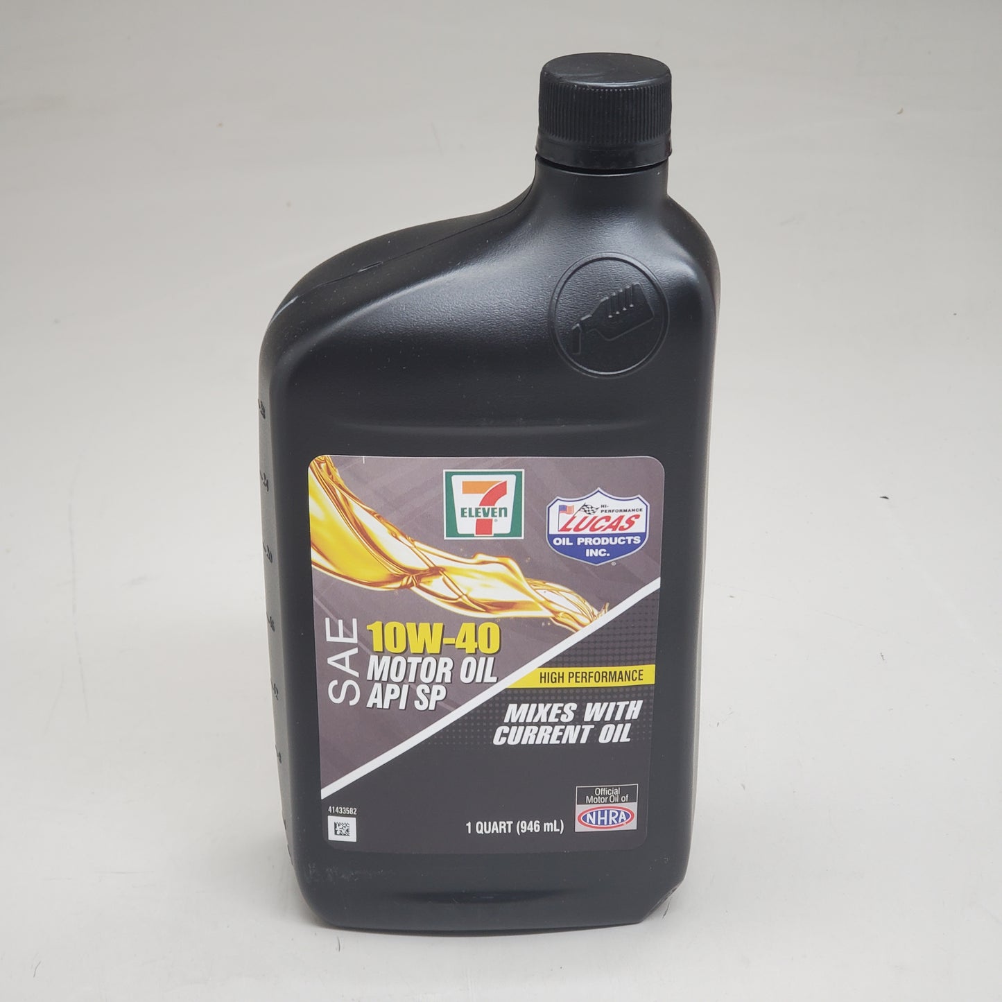 7 ELEVEN (6 PACK) SAE 10W-40 Motor Oil API SP High Milage 1 Quart MFD 05/24 (New Other)