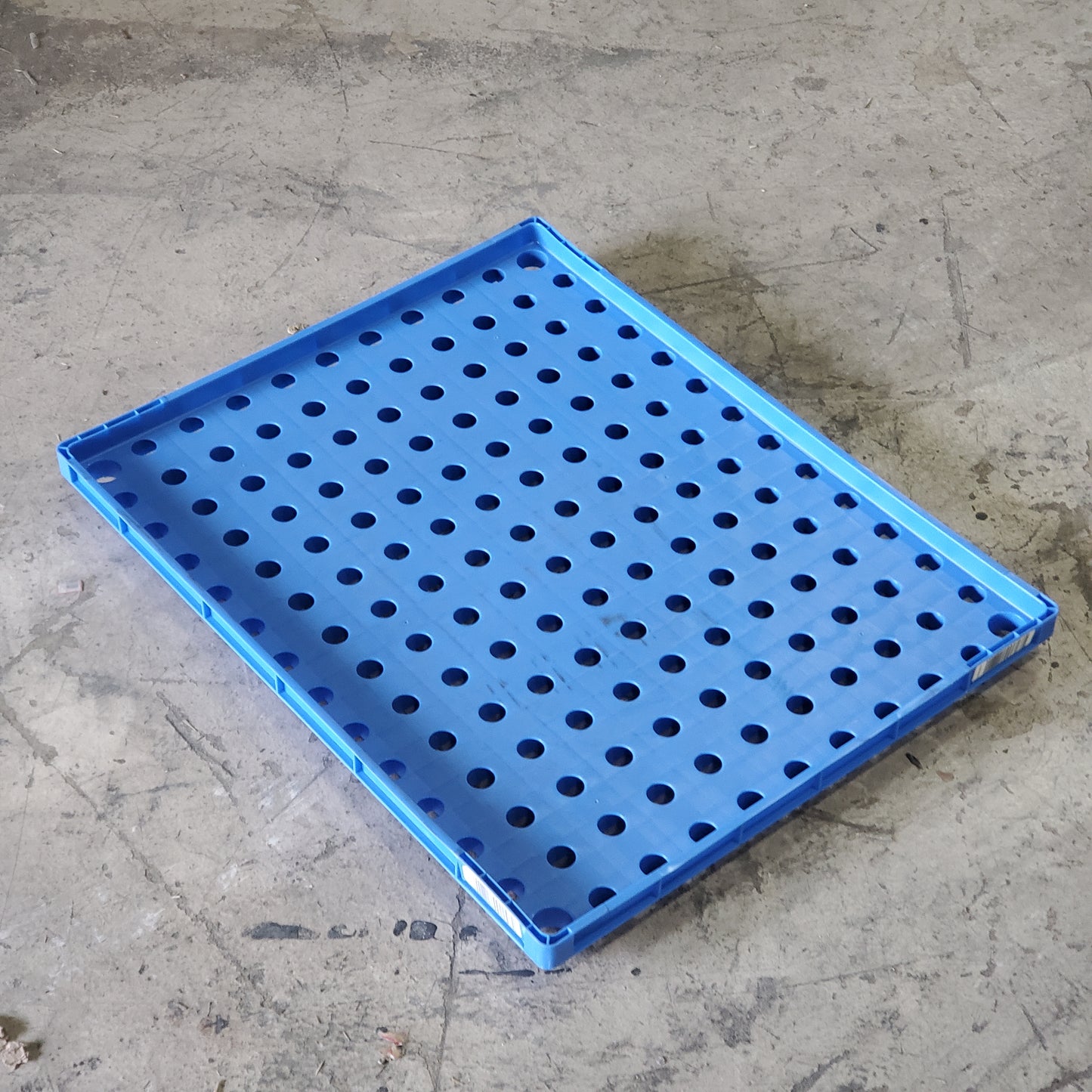 ZA@ MONOFLO INTERNATIONAL (144 Pack) Automation Large Flat Blue Tray's 21"x27"x1-5/8"