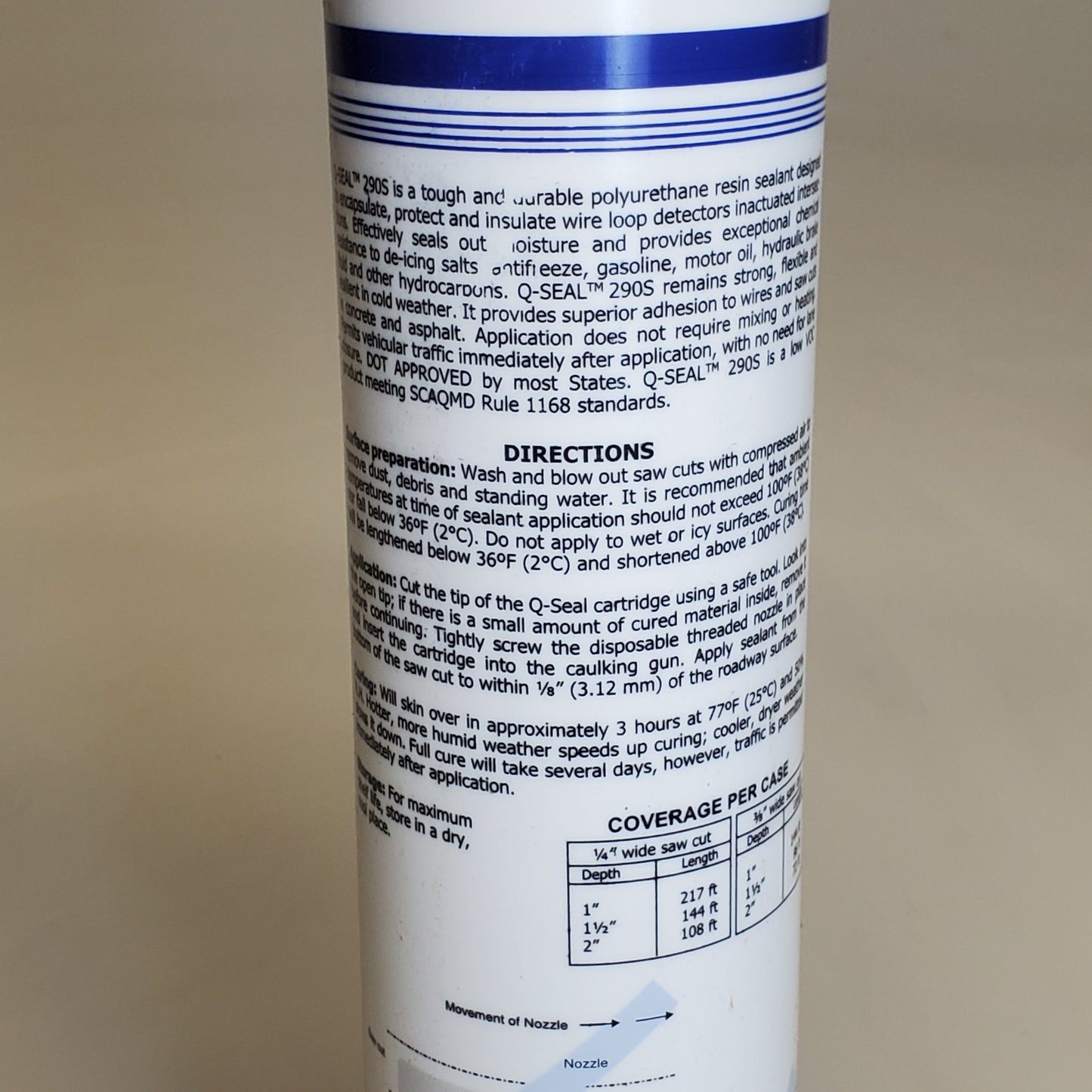 ROYAL ADHESIVES Q-SEAL Polyurethane Loop Detector Sealant 30 Fl Oz Black
