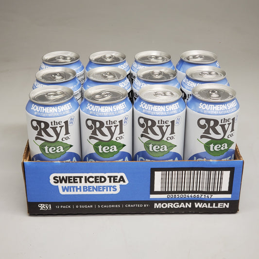 ZA@ THE RYL CO (12 Pack) Southern Sweet Iced Tea W/ Benefits 16 fl oz BB 05/25 I