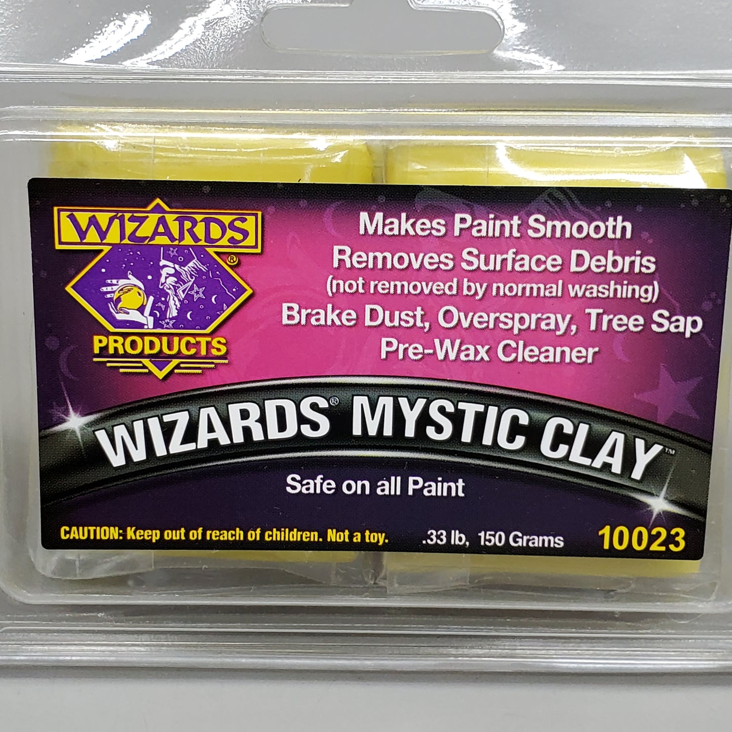 WIZARDS Mystic Clay Makes Paint Smooth & Removes Surface Debris .33 Lb 10023